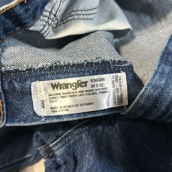 Vintage Wrangler cowboy cut jeans size 29 waist 32 Length - Picture 3 of 5